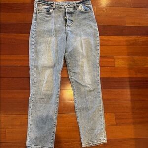 & Denim High Waist Mom Jeans